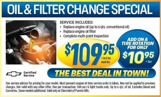 Oil and Filter Change Special