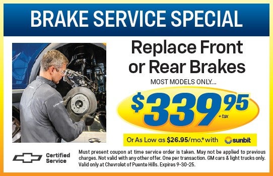 Brake Service Special